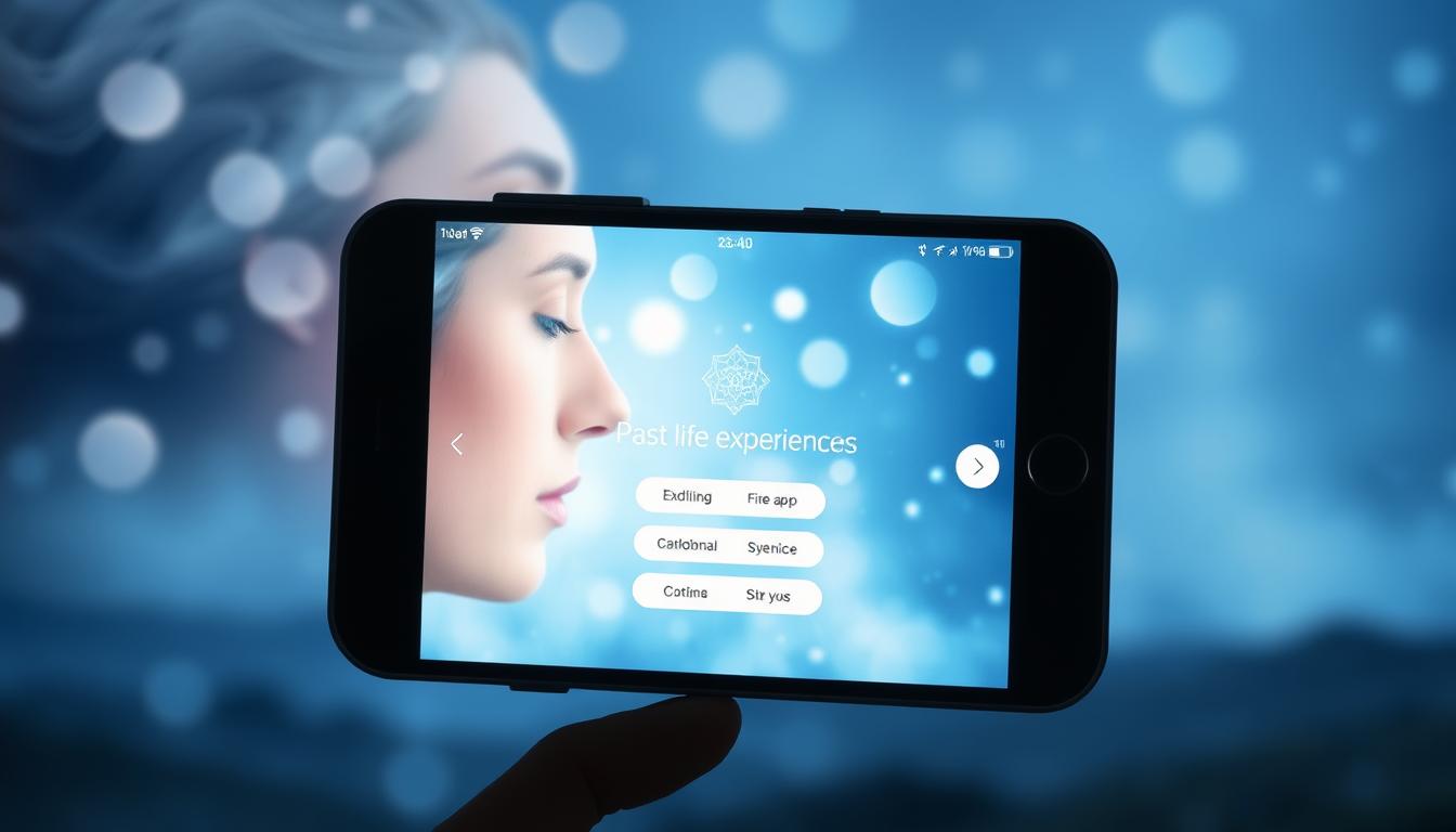 Aplicativos de vidas passadas em dispositivos móveis