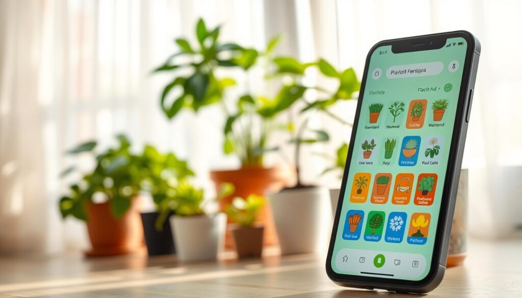 funcionalidades apps plantas
