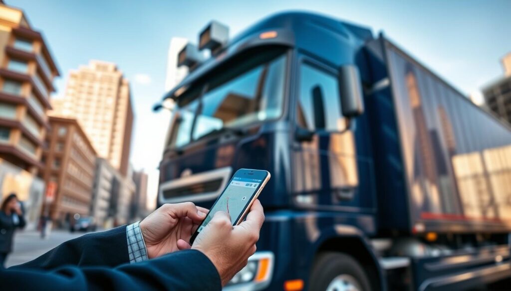 aplicativos gps ios android caminhão