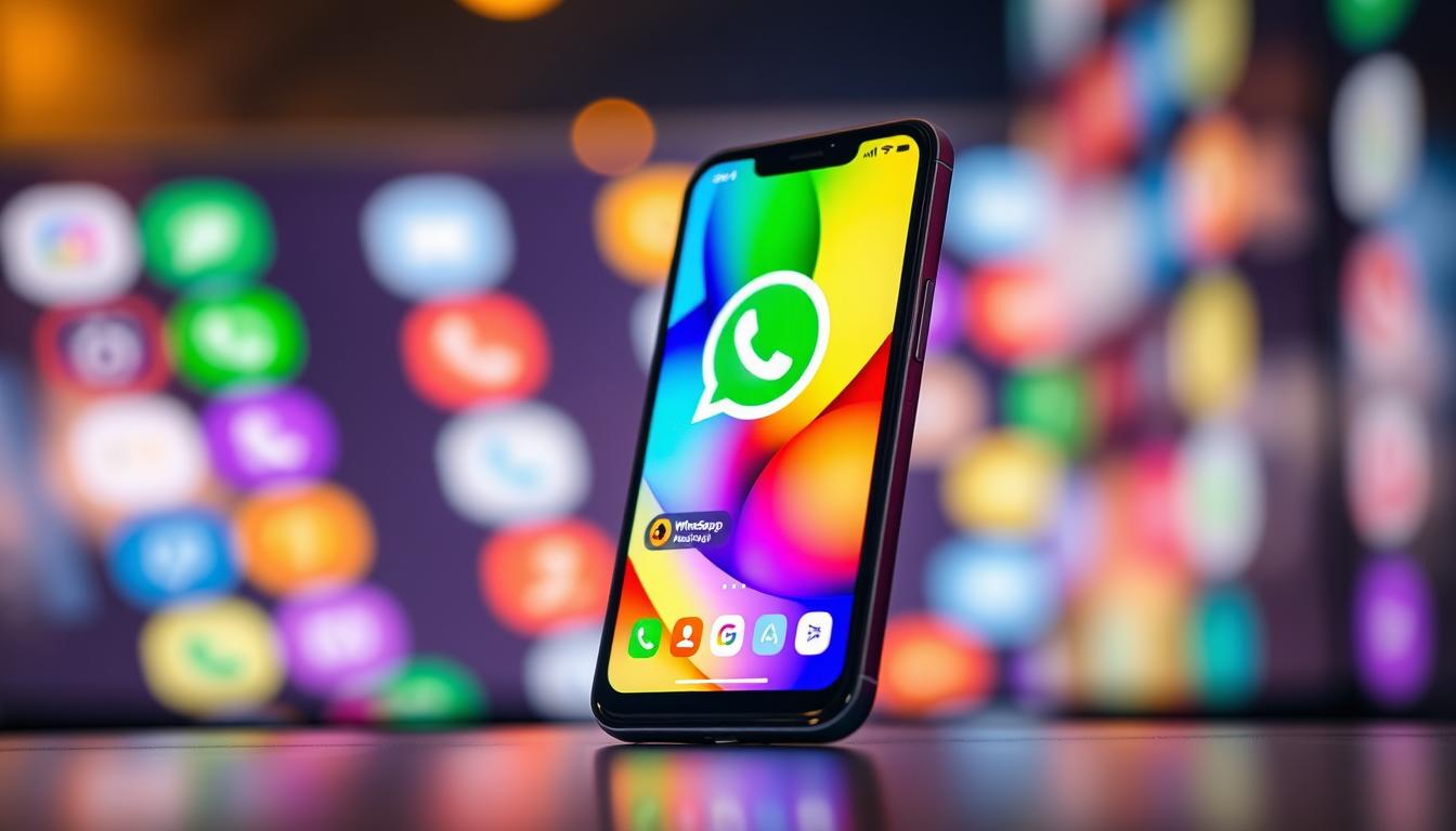 Aplicativo de Whats Colorido