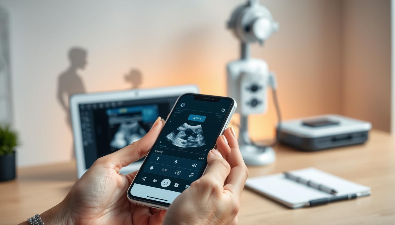 Aplicativo que faz Ultrassom