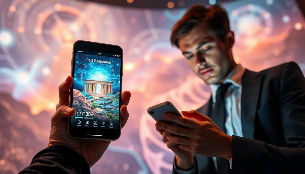 aplicativo de regressão a vidas passadas