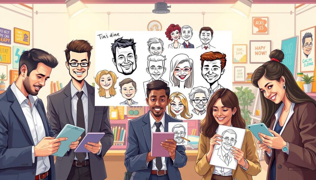 dicas para criar uma boa caricatura