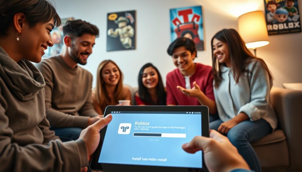 instalação aplicativo Roblox