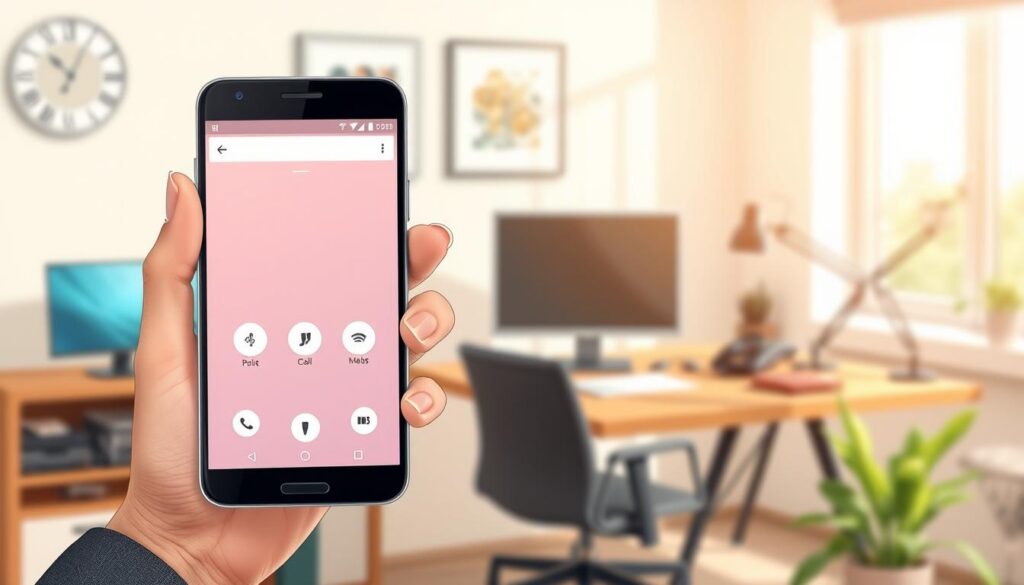 passo a passo gravar chamadas android
