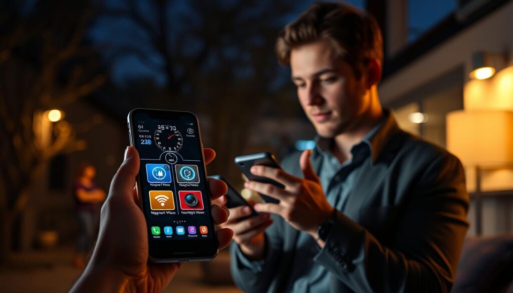 comparação de funcionalidades apps visão noturna