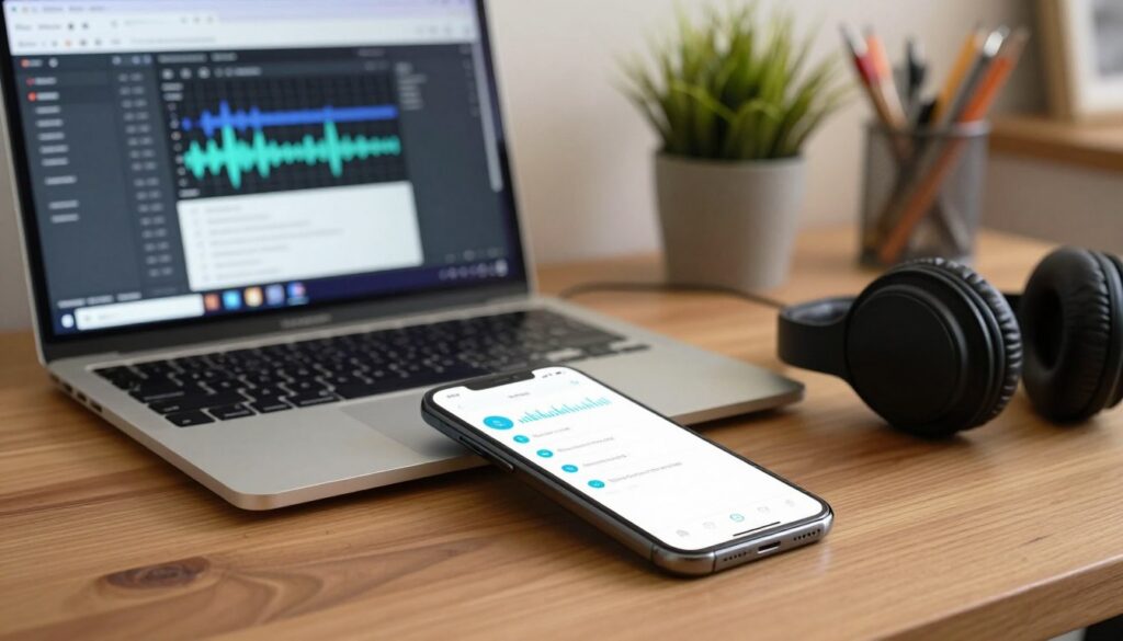 download e instalação de aplicativo conversor de áudio para texto