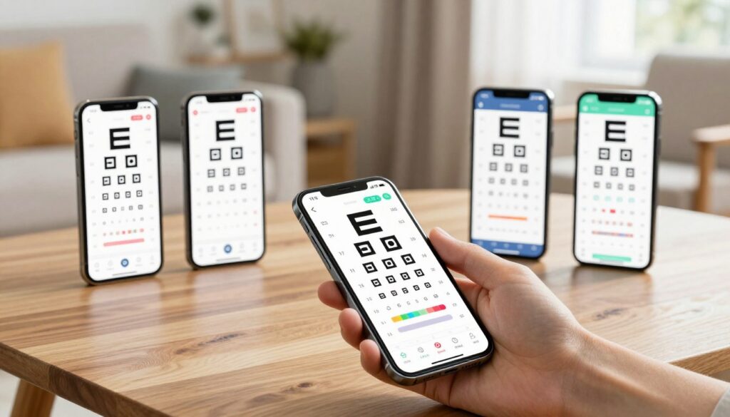 principais aplicativos para avaliação e monitoramento da visão
