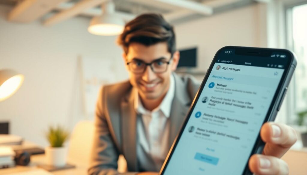 recuperação rápida de mensagens recuperação rápida de mensagens