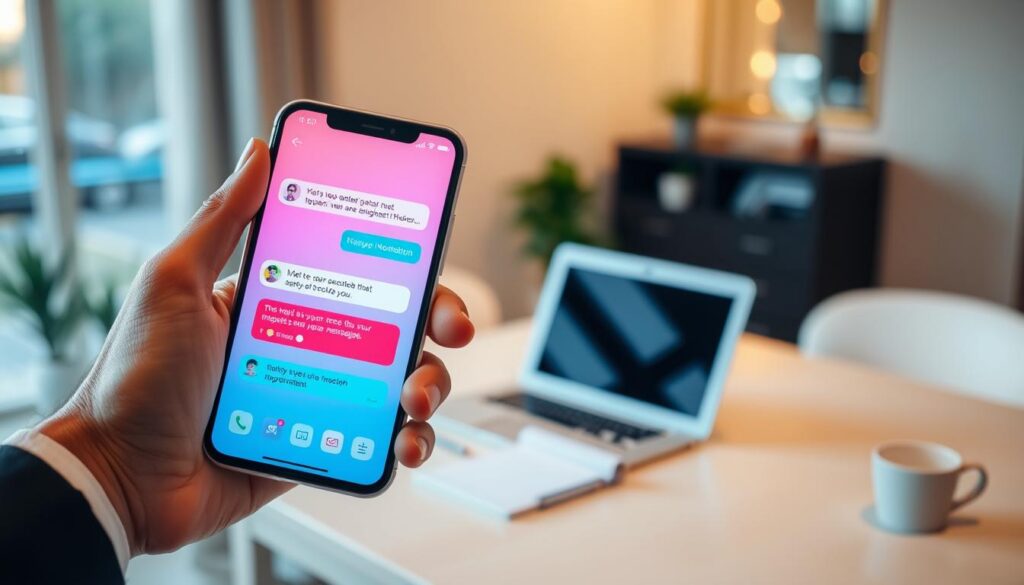 acompanhar mensagens texto aplicativo