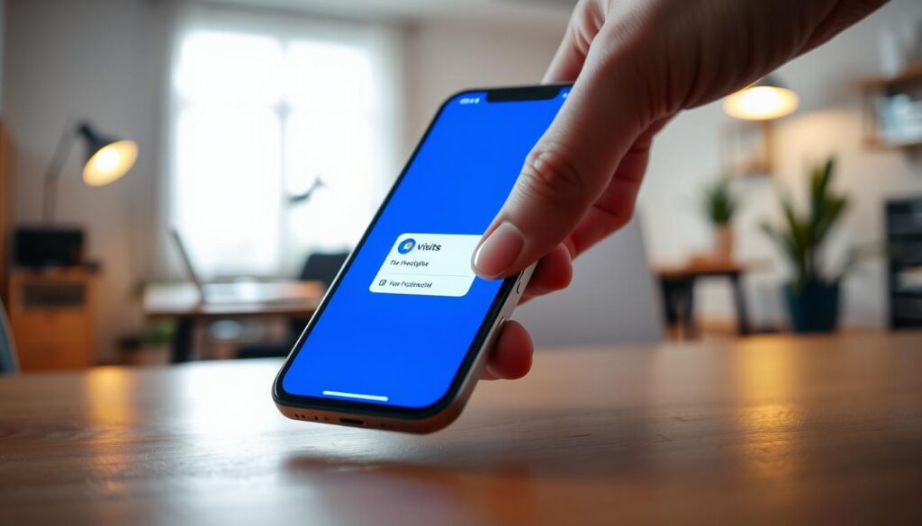 aplicativo facebook visitas