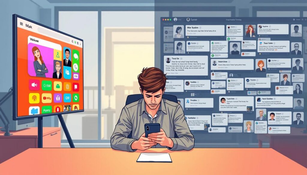 diferenca entre promessa e realidade aplicativos visitantes perfil