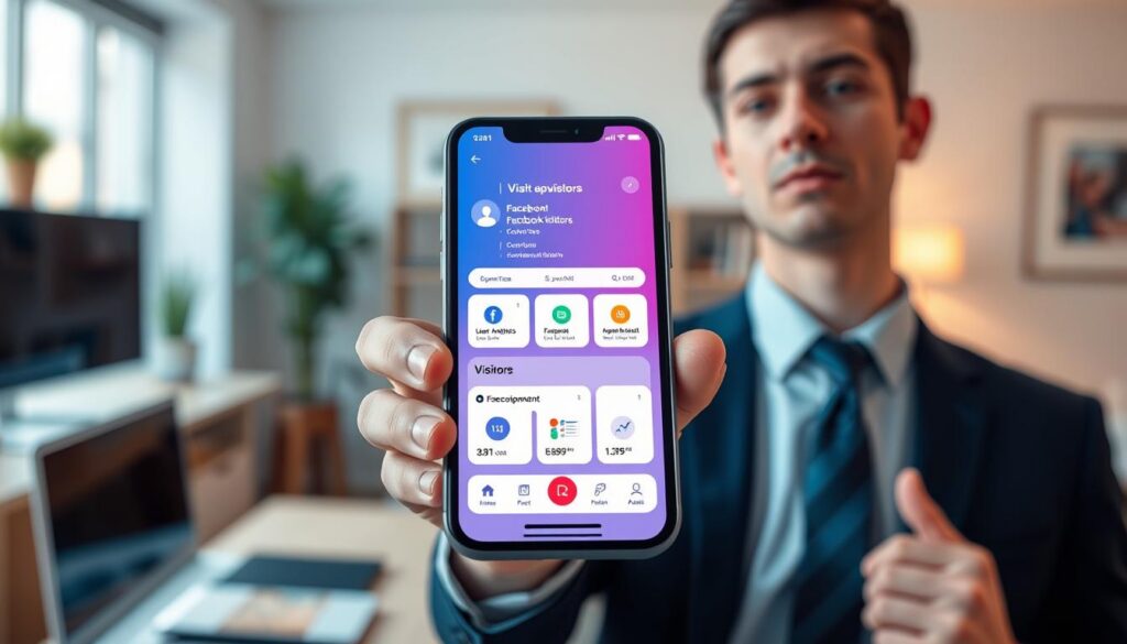 segurança aplicativo facebook visitas