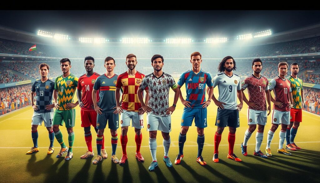 tendências designs uniformes seleções