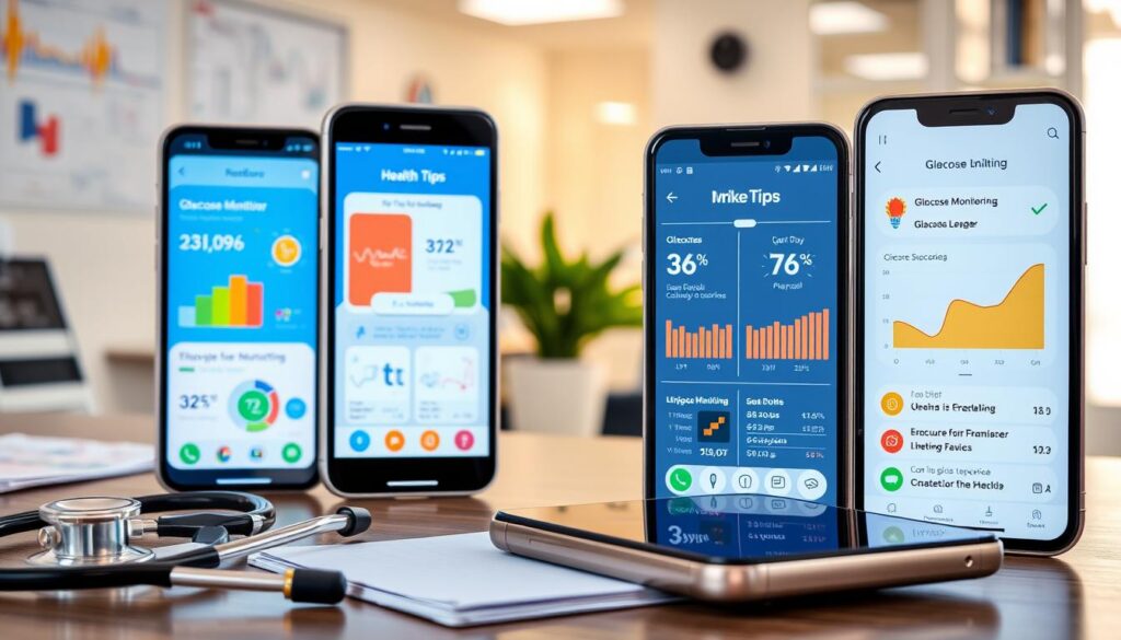Aplicativos para monitoramento de glicose Aplicativos para monitoramento de glicose