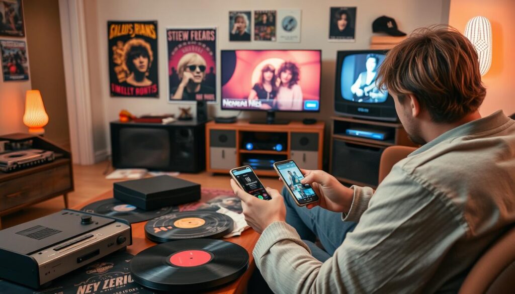 como baixar e utilizar apps de música dos anos 80