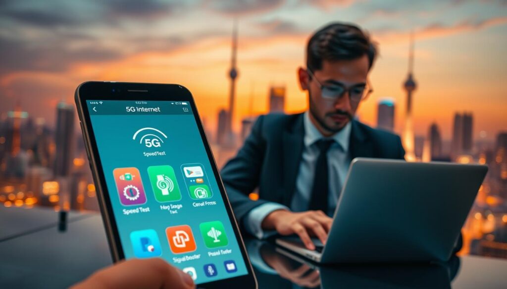 Aplicativos e estratégias para acelerar internet 5G