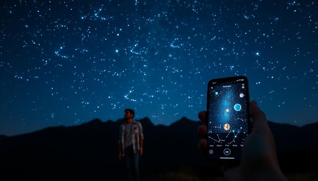 Aplicativos gratuitos para observar o céu noturno