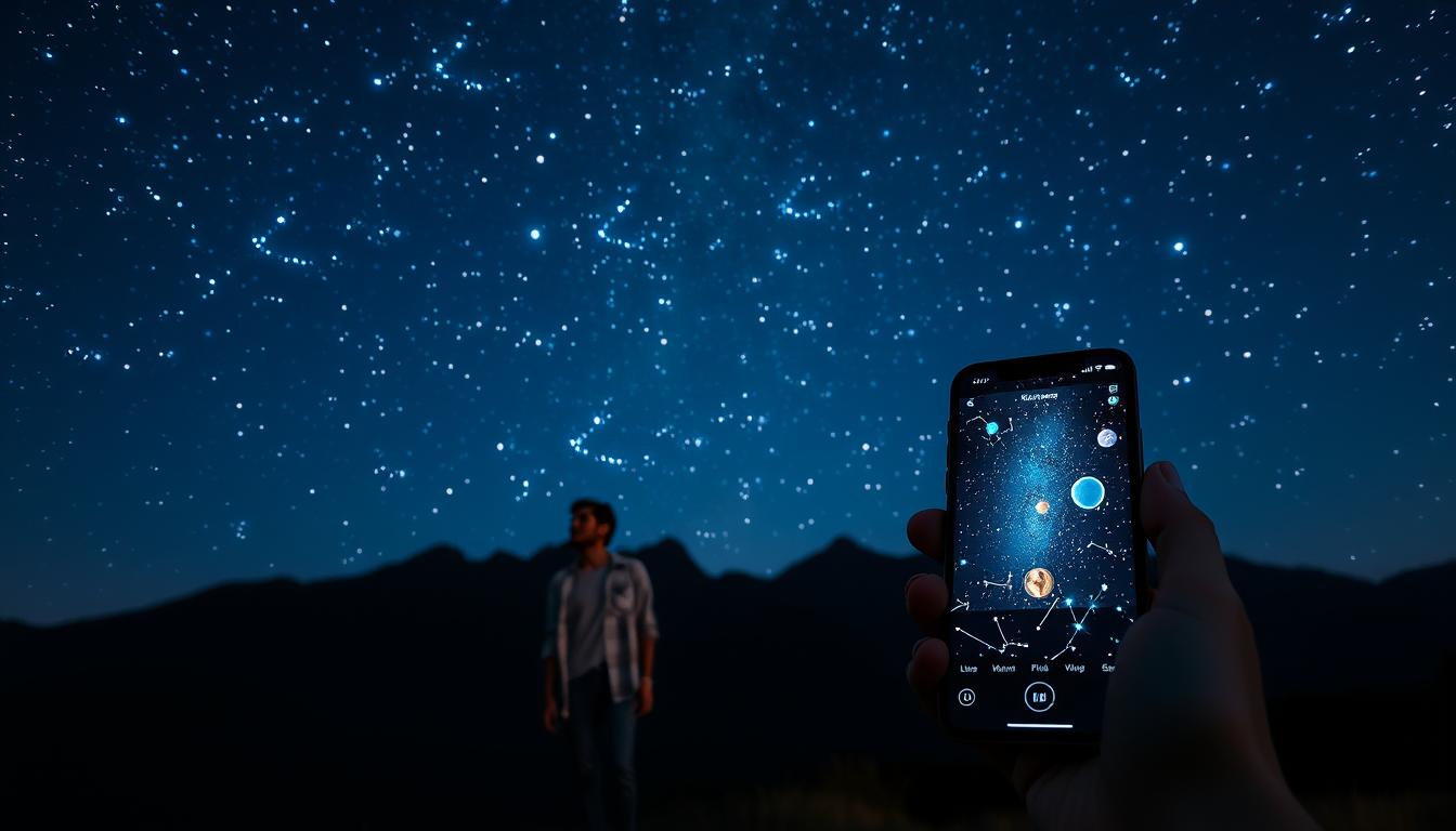 Aplicativos gratuitos para observar o céu noturno
