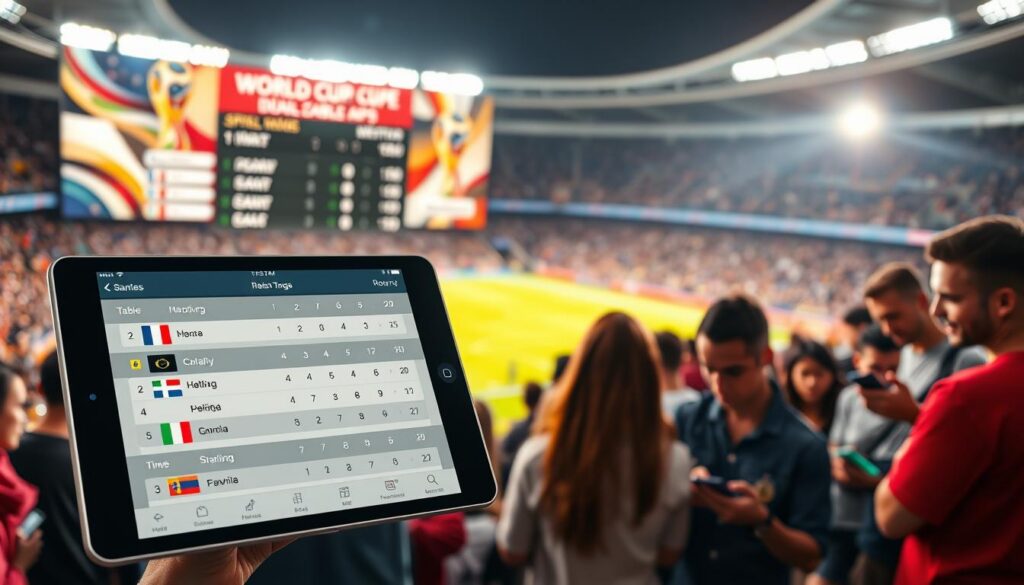Tabela da Copa Atualizada em Tempo Real