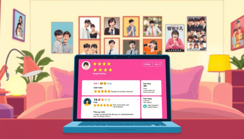 Avaliações e opiniões dos usuários sobre doramas