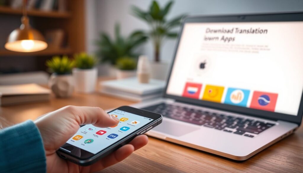 Como baixar e instalar aplicativos de tradução