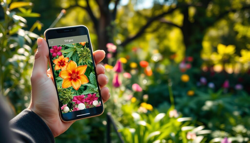 Identificação de plantas pelo celular