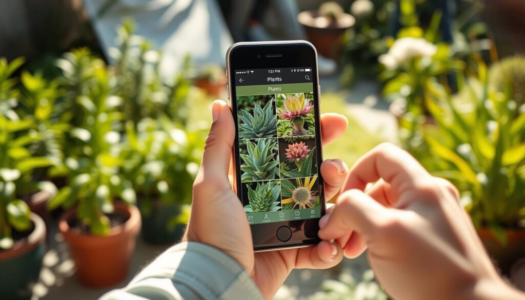 Identificação de plantas pelo celular