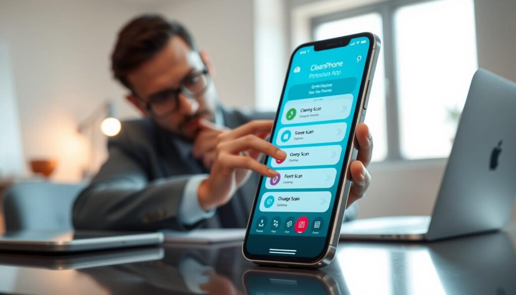 Utilizando CleanPhone para otimizar o dispositivo